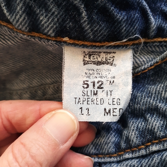 Vintage Levi's 512 Highrise Mom Jeans size 11 Med - Picture 9 of 11